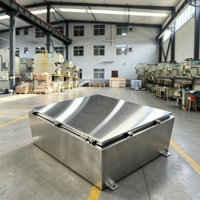 Fabrication de boîtes métalliques sur mesure, en acier inoxydable, en aluminium, en tôle, pour équipements industriels, boîtiers métalliques