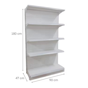 Scaffalature Multifunzionali Moderne per Supermercati e Negozi: Espositori in Metallo a Più Livelli e Unità Espositive a Gondola - Product Image 1