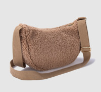 MINFUNG OEM/ODM Niedrige Mindestbestellmenge Benutzerdefiniertes Logo Textdruck Marke Unisex Wasserdichte Glatte Metall-Reißverschluss Tragbare Halbmond-Gürteltasche Hüfttasche
