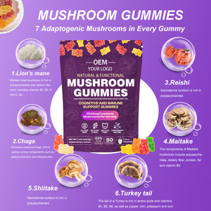 Suplemen Kesehatan Campuran Jamur dalam Bentuk Kantong Khusus, Meningkatkan Imunitas, Meningkatkan Fokus, Permen Jeli Jamur - Product Image 2