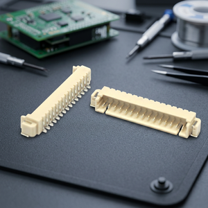 Conectores H en Ángulo Recto de 2.65mm, Paso de 1.25mm, SMT, Carcasa PA9T, Contactos de Bronce Fosforoso Retardantes de Llama UL94-V0 - Product Image 2