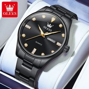   Montre à quartz classique de luxe pour homme, étanche, en acier inoxydable, avec calendrier, logo personnalisé de la marque OEM 3621 - Product Image 2