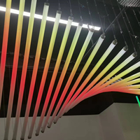Tubo RGB Programable de 360 Grados con Control SPI para Decoración de Escenarios, Festivales de Música, Parques, Bares y Conferencias