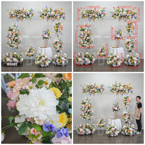 High Quality <b>Artificial</b> <b>Flower</b> background Weddings Realistic Design Wholesale Wedding Ceremony Decor - Product Image 3