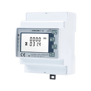 <strong>SDM630MCT</strong> <strong>V2</strong> MID/ETL CT Type Din Rail Three Phase Multi-function Energy Meter for EV Charging Metering - Product Image 3