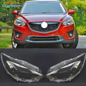 Fabrika fiyat otomobil parçaları araba ön far kafa lambası ışığı lensler kapak far camı kapağı Mazda CX5 2013 2014 2015 2016 2017