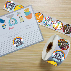 Autocollants adhésifs de motivation mignons de mot de rouleau de récompense pour l'étudiant d'enfants de professeur d'école - Product Image 2