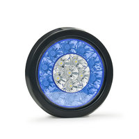 Feux arrière de camion à LED bicolores, feux arrière ronds de 4 pouces, feux arrière de voiture, clignotants, feux de recul