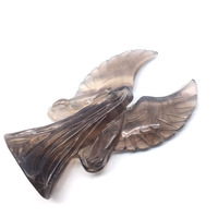 Naturel De Cristal De Fluorite Sculpté Ange Aile Figurine Artisanat Cristal Ange Ailes
