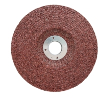 NRT Disque de meulage en résine 5 pouces 125x6x22, grain 24, abrasif très fin, durable, pour le polissage et l'ébavurage du métal
