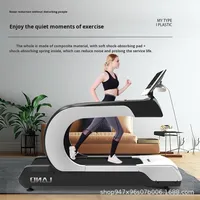 Tapis roulant électrique commercial de luxe Gym Smart avec moteur de 7,0 CV, bouton tactile, grand écran, équipement sportif transfrontalier