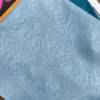 Tissu en polyester jacquard 210 g/m² imprimé sur mesure, 100 % polyester, effet chanvre torsadé, doux, respirant, pour robes, sacs, unisexe