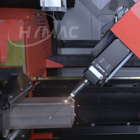 Machine de découpe laser CNC à 2 mandrins pour tubes, découpeuse laser à fibre 1.5K/3K/6KW pour tubes ronds et carrés, découpe de profilés