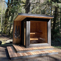 Prix d'usine pour 4 personnes Sauna extérieur Vapeur Detox Hocatt Ozone High Temp Dry Wet Steam Cube