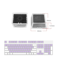 Transparent Double Layer Keycaps 100 PCS
