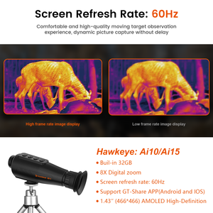 Nuevo Monocular de Imagen Térmica GTGUARD Hawkeye Ai15 4K 2025 con Visión Nocturna Infrarroja por IA, Intensificador Gen2+ y HD para Todo Clima - Product Image 4