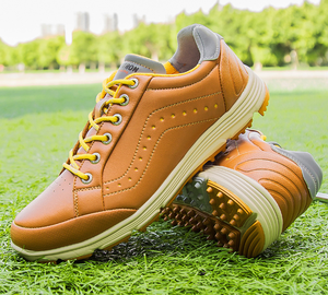Nouvelles baskets de golf et d'entraînement en plein air pour hommes, légères, de haute qualité, grande taille, en coton imprimé léopard, pour le printemps, l'été et l'automne - Product Image 4