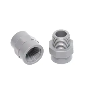 50mm konnektörler dirsek döner boru bağlantı parçaları 32mm PVC boru bağlantı parçaları boru bağlantı parçaları polietilen boru End