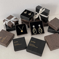 Cajas de Joyería de Cartón con Tapa y Base, Económicas, al por Mayor, Personalizadas, con Logotipo, para Pulseras, con Relieve, Reciclables