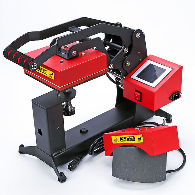 Touch Screen Controller Cap Heat Press Machine Sublimation  Printing Machine for Hat Printer