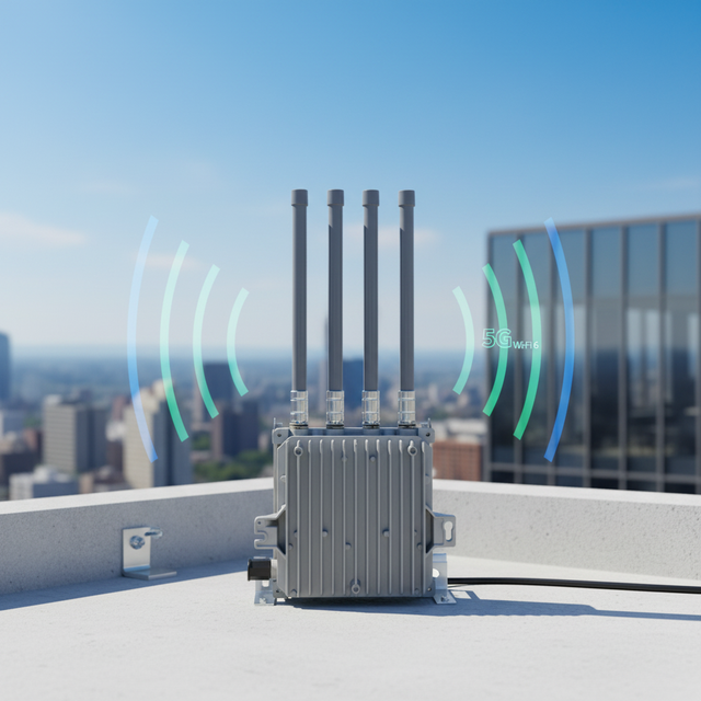 High Performance Openwrt AX3000 Outdoor Networker Gigabit Dualband High Power 5G PoE IP67 Long Range 4G 5g Outdoor Cpe Router