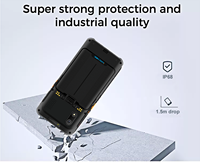 Escáner de código de barras para teléfono inteligente, colector de datos industrial logoístico, PDA, Android 11,0, 6 pulgadas, NFC, para ordenadores móviles rugosos