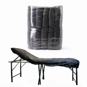 Wasserdichter Massage tisch Voll elastische schwarze Kunststoff abdeckung für Tattoo Stuhl bett 210x90x20cm Beutel mit 10 Stück