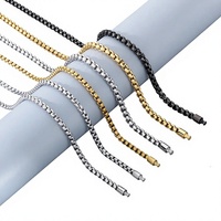 Chaînes de serpent en acier inoxydable Collier pour hommes et femmes Collier à chaîne mince Cadeau de bijoux ras du cou