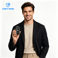 CURVY MOON Ponceuse électrique pour pieds, éliminateur de peaux mortes et de callosités, appareil de soin des pieds, exfoliation automatique des pieds, éliminateur de callosités