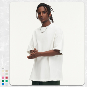 Fabricant de t-shirts MT2669, vente en gros, t-shirts personnalisés en coton lourd 350 g/m², 100 % coton, pour hommes, t-shirts surdimensionnés, t-shirts Hombre - Product Image 6