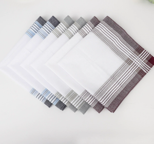 مناديل رجالية يدوية الصنع بأنماط متنوعة، 120 قطعة/عبوة، بيع بالجملة - Product Image 3