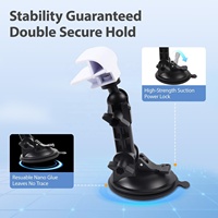 Soporte de ventosa fuerte para salpicadero de coche para Starlink Mini, kit de montaje con ángulo ajustable para antena parabólica estable