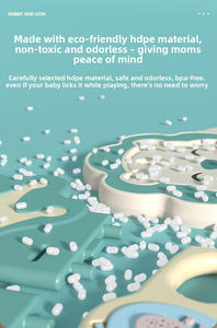 Cheval à bascule et chaise 2-en-1 pour bébé, balançoire électrique multifonctionnelle grande et épaisse pour intérieur avec jouets musicaux pour nouveau-nés de 0 à 24 mois - Product Image 5