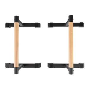 2024 Push up Stand Poignée Calistenia En Bois Push up Parallettes Bar <span class=keywords><strong>Street</strong></span> <span class=keywords><strong>Workout</strong></span> Bois et Acier Parallettes En Bois - Product Image 6