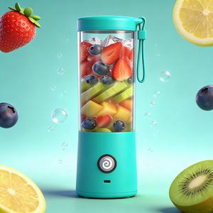 Licuadora Eléctrica Portátil para Smoothies, 450 ml, USB, Modo Turbo, Limpieza con un Clic en 30s, Trituradora de Hielo, Resistente, Libre de BPA, a Prueba de Fugas, para Auto - Product Image 2