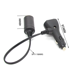 Fabrication chinoise, meilleure vente, 12v, mâle à femelle, prise automatique, allume-cigare avec fusible 5A - Product Image 2