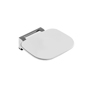 Tabouret de salle de bain mural pliable en plastique, design moderne et simple, accessoire pour salle de douche - Product Image 5