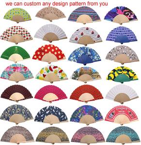 مروحة خشبية أسبانيا ، مروحة يدوية خشبية صينية مخصصة لفنان مكسيكي ، مروحة يدوية خشبية - Product Image 3