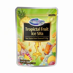 Sachets Doypack Personnalisés Mylar Cerise & Agrumes - <span class=keywords><strong>Sacs</strong></span> Refermables de Qualité Alimentaire pour Poudres Comestibles et Boissons - Product Image 5