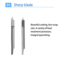 SUMMA T-serie Tungsten snijbladen 30/45/60 graden T-type mes voor vinylplotter