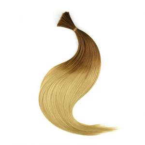Cheveux humains raides Remy bruts pour la coloration, mèches vierges cambodgiennes afro crépues, accessoires en vrac, sans trame, 100g, haute qualité - Product Image 2