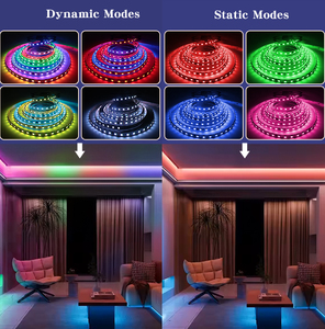 Tira de Luces LED RGB Flexible Pixel 5050, Sincronización de Música por WiFi a través de Aplicación, Control por Voz, Tira de LED WS2811 para <span class=keywords><strong>TV</strong></span>, Bar, KTV, Sala de Juegos - Product Image 3