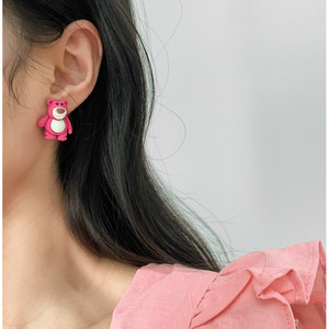 Lot de Boucles d'Oreilles Mignonnes en Résine en Forme de Fraise de Dessin Animé pour Femmes, Filles et Enfants, <span class=keywords><strong>Bijoux</strong></span> Quotidiens, Cadeaux - Product Image 5