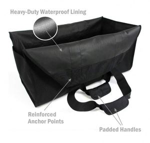 Free Sample The Ultimate <b>Log</b> Carrier - 2 Handles, Heavy Duty, <b>Standing</b>, Waterproof, Lined Firewood Tote Bag - Perfect For - Product Image 3