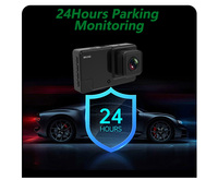 Caméra DVR de voiture 3 pouces HD 4K+1080 sans fil 170 grand angle 2 objectifs Caméra Enregistrement en boucle avec capteur G Wifi GPS Conduite intelligente