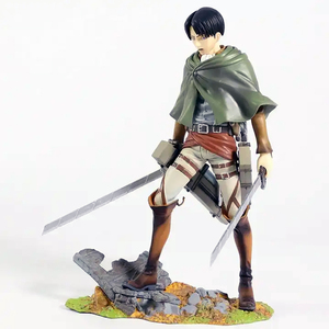 20CM di attacco al titano 1/8 Levi Rivaille Ackerman <span class=keywords><strong>Action</strong></span> PVC da collezione giocattoli per bambini bambola figura Anime - Product Image 3