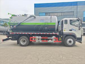 FOTON Vacuum Suction Truck 13-15CBM, Optional 4/6-Cylinder Engine, Reliable Vacuum Pump for Sewage Sludge & Fecal Transportation - Product Image 3