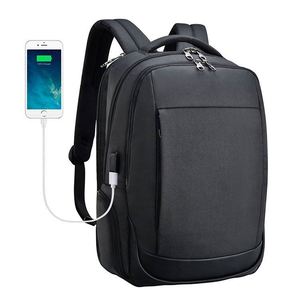 BSCI Factory Business Laptop <b>Backpack</b> Side Load <b>Computer</b> Travel Bag Usb Port Water Resistant 15.6 Inch Black - Product Image 1