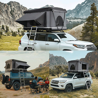 Adventure Kings Tente de toit pour remorque tout-terrain personnalisée 4x4-Véhicule pliable Voiture Camping Tente de toit en fibre de carbone