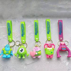 Llaveros 3D <span class=keywords><strong>de</strong></span> Dibujos Animados, Lindos Monstruos <span class=keywords><strong>de</strong></span> la Universidad, Diseño <span class=keywords><strong>de</strong></span> Mike <span class=keywords><strong>Sullivan</strong></span>, Llavero Promocional Anticaída para Bolsos, Colgante - Product Image 1